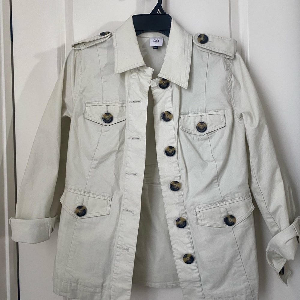 CAbi Cream Utility Jacket